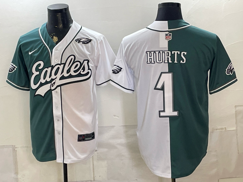 Men 2026 Philadelphia Eagles #1 Hurts white Nike Limited NFL Jersey 081200